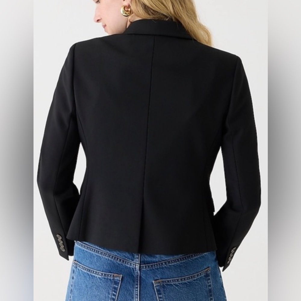 NWOt JCrew Slim-fit double-breasted blazer in four-season stretch - Picture 4 of 9